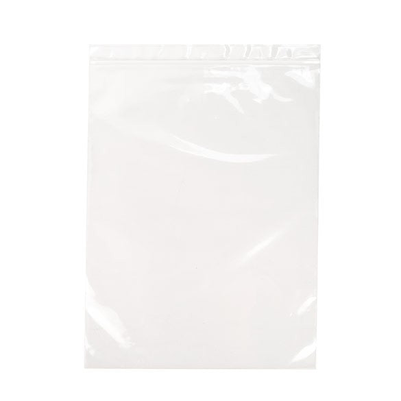 Sacchetto trasparente con chiusura a pressione e foro di aerazione 23x30.5cm PP 50 microns (100 pezzi) [ZC912V]