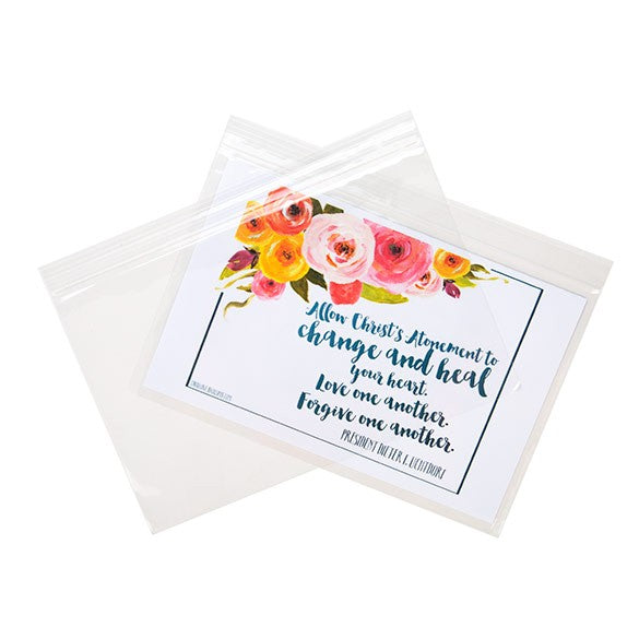 Sacchetto trasparente con chiusura a pressione 23x15cm PP 50 microns (100 pezzi) [ZC96]