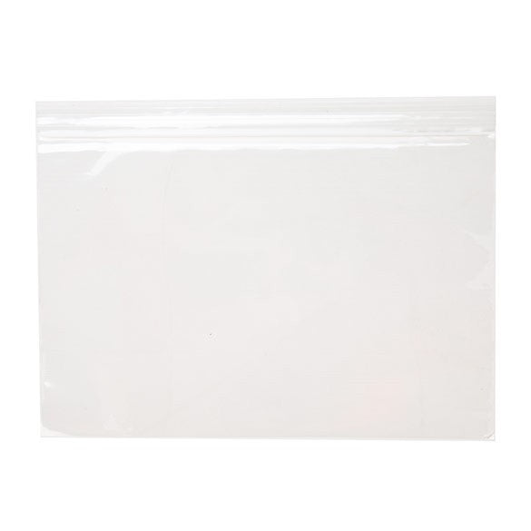 Sacchetto trasparente con chiusura a pressione 23x15cm PP 50 microns (100 pezzi) [ZC96]