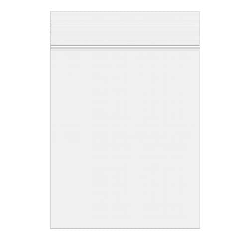 Sacchetto trasparente con chiusura a pressione 10x18cm PE 100 micron (100 pezzi) [4PE47]