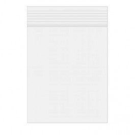 Sacchetto trasparente con chiusura a pressione 7,5x15cm PE 150 micron (100 pezzi) [6PE36]