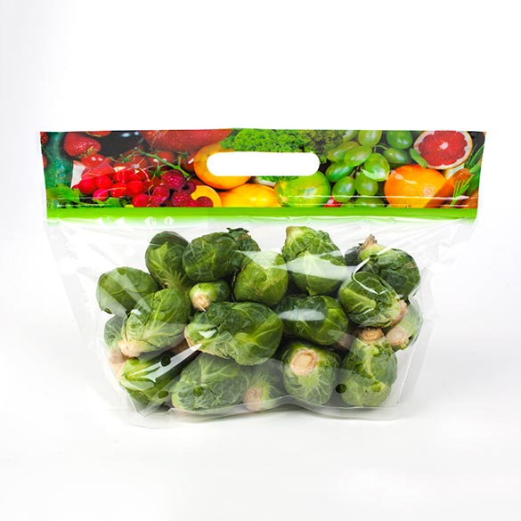 Sacchetti con manici e fori di aerazione 29.2x10.8x15.6cm (100 pezzi) [ZFG5V]