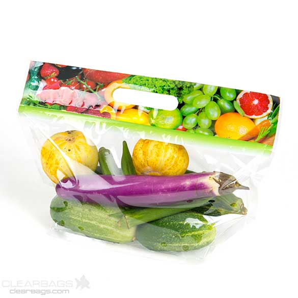 Sacchetti con manici e fori di aerazione 29.2x10.8x15.6cm (100 pezzi) [ZFG5V]