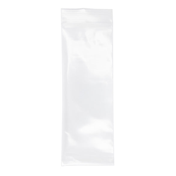 Sacchetto trasparente con chiusura a pressione 7.5x20.5cm PE 100 micron (100 pezzi) [4PE38]