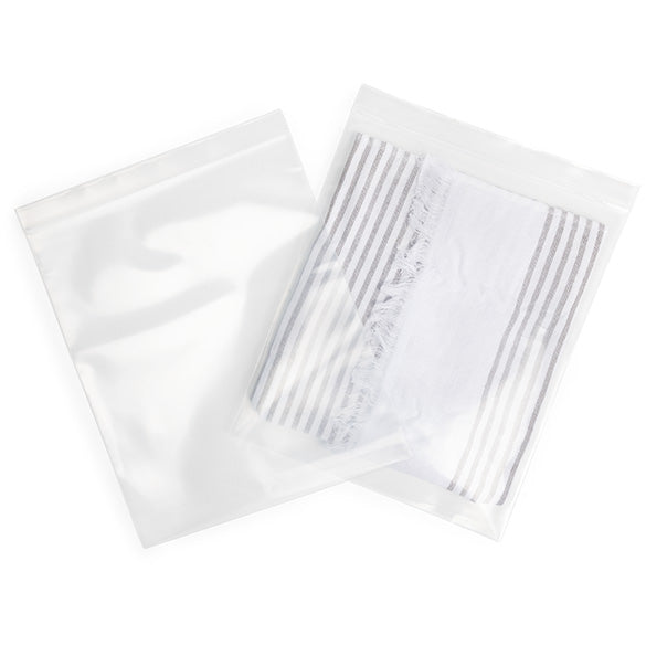 Sacchetto trasparente con chiusura a pressione 25.5x30.5cm PE 150 micron (100 pezzi) [6PE1012]
