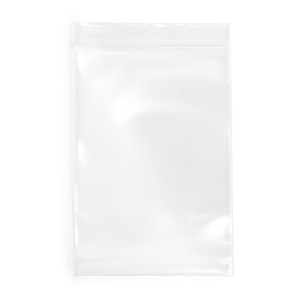 Sacchetto trasparente con chiusura a pressione 10x15cm PE 150 micron (100 pezzi) [6PE46]