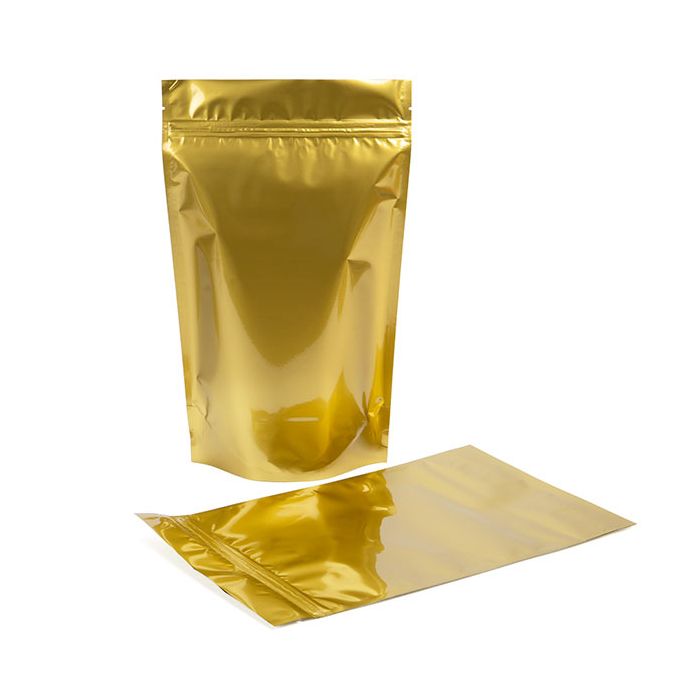 Stand Up Pouches Gold 17x8x28.5cm | 340 grams