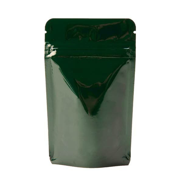 Buste doypack verde scuro 8x5x13cm | 28 grammi (100 pezzi) [ZBGM1HG]