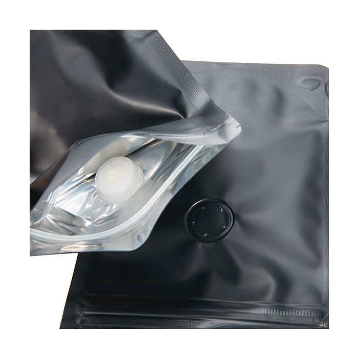 Buste doypack nere 10,2x6x15,2cm con valvola (100 Pezzi) [ZBGM2MBV]