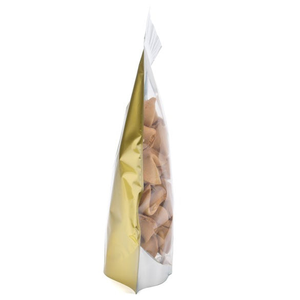 Buste doypack trasparenti/oro 23x12x34.5cm | 907 grammi (100 pezzi) [ZBGG6]