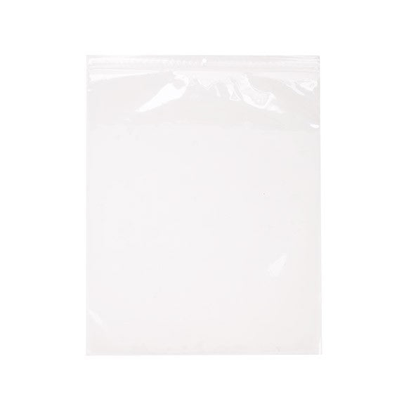 Sacchetto trasparente con chiusura a pressione e foro 30.5x38cm PP 50 microns (100 pezzi) [ZR1215]